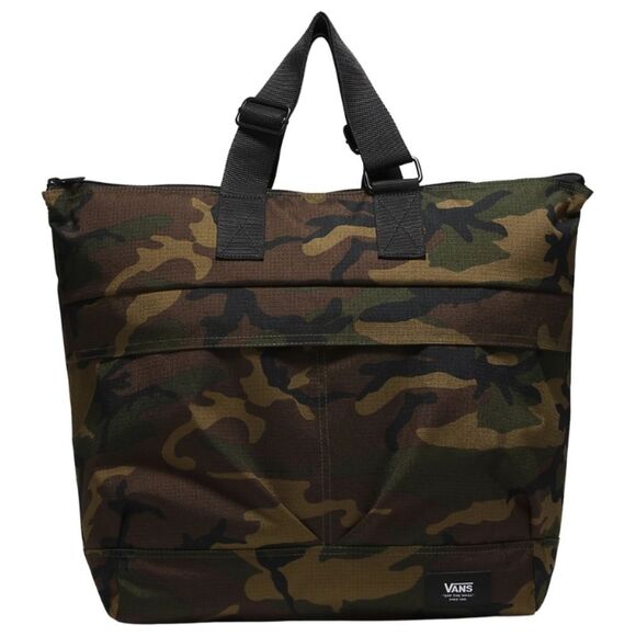 VANS Daily Backpack Tote Bag Cordura Camo Green Black Laptop Sleeve Unisex New - Picture 1 of 14